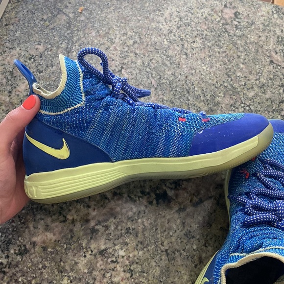 Blue Nike High Tops - Picture 2 of 3